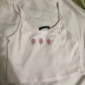 brandy melville tank top pink daisy